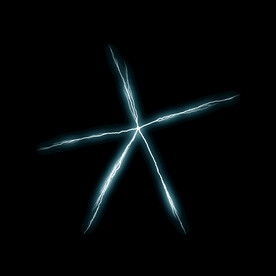 闪电闪光雷电叠加背景素材