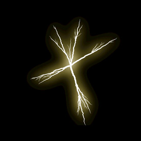 闪电闪光雷电叠加背景素材