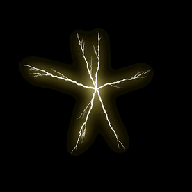 闪电闪光雷电叠加背景素材