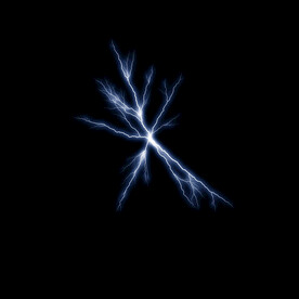 闪电闪光雷电叠加背景素材