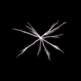 闪电闪光雷电叠加背景素材