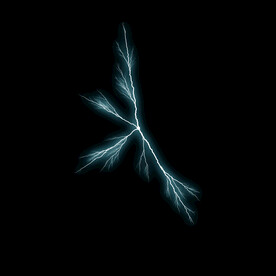 闪电闪光雷电叠加背景素材