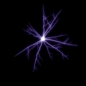 闪电闪光雷电叠加背景素材