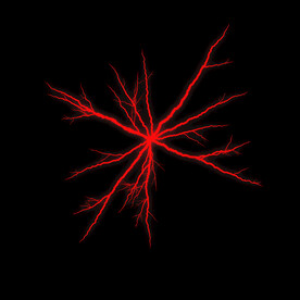 雪花状闪电闪光雷电叠加背景素材