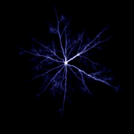 雪花状闪电闪光雷电叠加背景素材