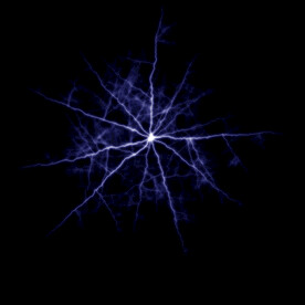 雪花状闪电闪光雷电叠加背景素材