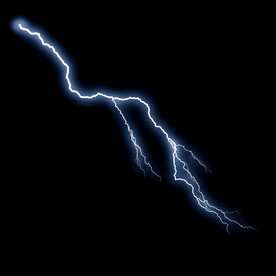 线状惊雷闪电