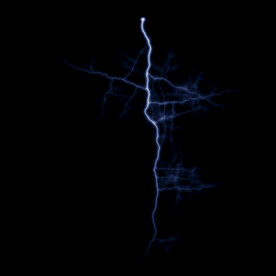 线状惊雷闪电