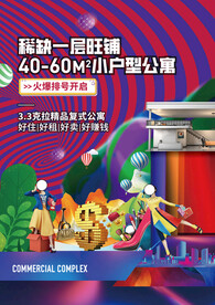 地产loft商铺dm海报