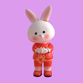 3D动画兔子 
