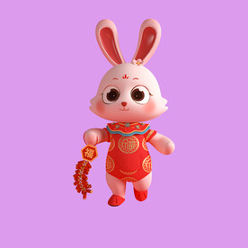 3D动画兔子