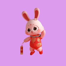 3D动画兔子