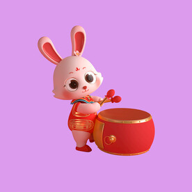 3D动画兔子