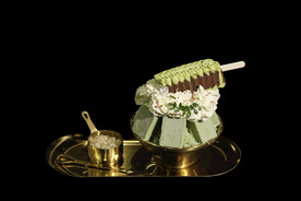 抹茶酸奶块雪山冰