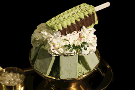 抹茶酸奶块雪山冰