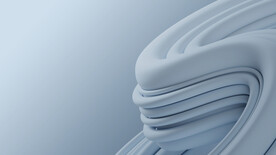 白色3d规则波浪抽象科技纹理