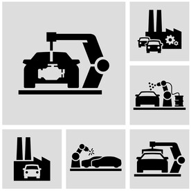 智能化汽车生产剪影