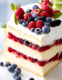 精美水果蓝莓蛋糕创意高清摄影