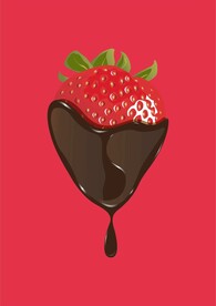 情人节草莓巧克力
