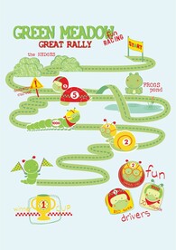 龟兔赛跑乌龟蜗牛比赛路线