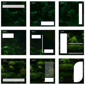 绿色朋友圈配图背景图