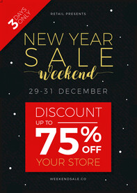 商场打折促销海报