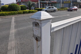 市政护栏连接处细节