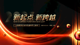 年会活动主题背景展板