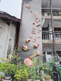 龙凤古镇 墙面艺术