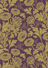 植物底纹菊花绿叶