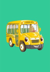 黄色小校车幼儿园小学