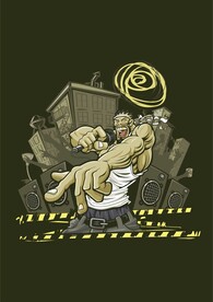 说唱巨汉猛男咆哮金牙齿