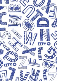 英文字母涂鸦个性英文