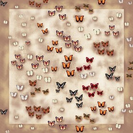 大牌方巾花型图