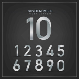 周年数字艺术字