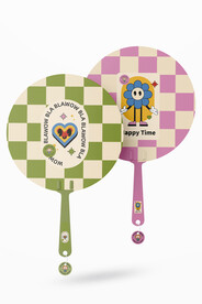 扇子样机2个扇子展示样机