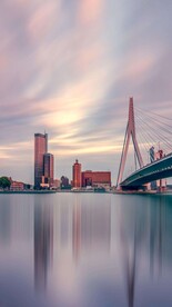 城市高楼建筑和桥