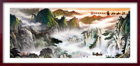 锦绣山河山水装饰画