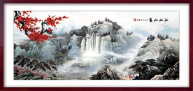山水风景画装饰画