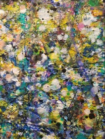 波洛克风格画细节