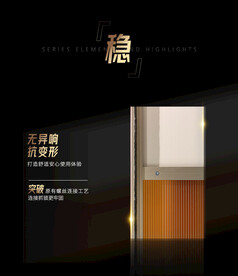 窄框门工艺海报banner