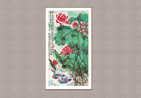 映日荷花别样红