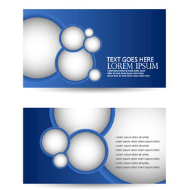 深蓝灰色简约科技感商务企业名片