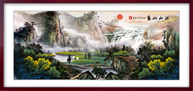 中国风水墨山水画