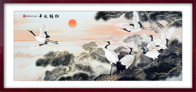 松鹤延年 装饰画