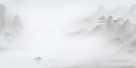 中国风山水背景