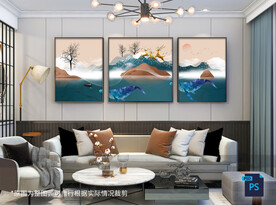 北欧客厅装饰画