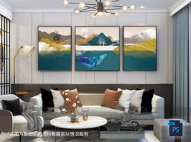 北欧客厅装饰画