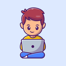 矢量卡通程序员