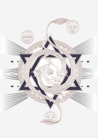 中国国潮东方巨龙魔法阵盘龙